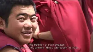 TIBET / LHASA Sera Monastery   Debating Monks