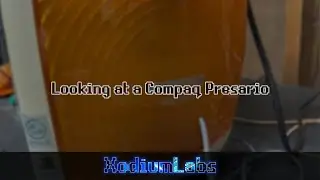 Compaq Presario 5005SR Part 1: Cleaning up and first boot