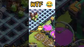 my Royal champion is something else 😂 clash of clans #clashofclans #gaming #shorts