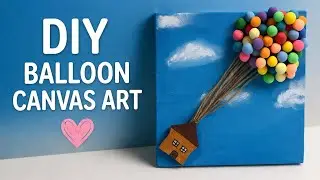 How to make 3d canvas art| Diy 3d art