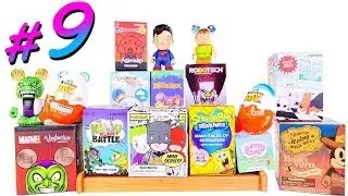 2019 NEW Blind Box Unboxing Kidrobot Spongebob Kaiju Dunny Kinder Joy Surprise Eggs Toys Videos