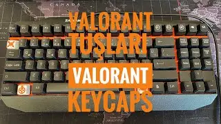 Ucuza Valorant Klavye Tuşları ( Valorant KEYCAPS ) Raze Keycaps