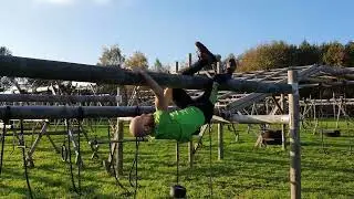 Survivalrun Tutorial 2024 027 Apenhang aan balk