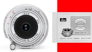 Unboxing the Leica Summaron-M 28 mm f/5.6 Lens