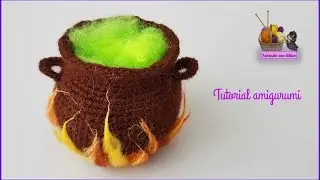 Tutorial amigurumi - Olla de bruja