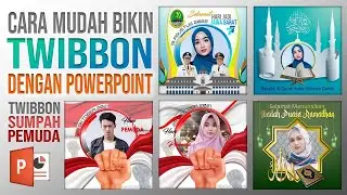 Cara Buat Twibbon Keren di PowerPoint | Twibbon Sumpah Pemuda