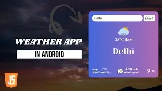 How to make weather app in javascript | Free Weather API