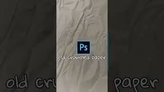 Old Crumpled Paper Effect Photoshop Tutorial
