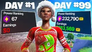 100 Day Competitive Fortnite Progression (Noob To Pro)