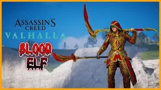 Assassin's Creed Valhalla New Blood Elf Armor Combat Kills And Showcase