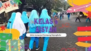 6 Aisyah Olahraga Jalan Menyusuri Kampung Bojongkulur