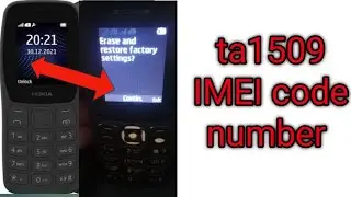 ta 1509 imei change code      ta 1509 pin code reset 