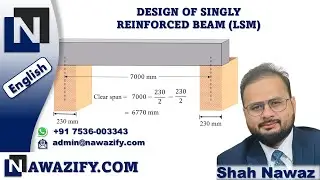 Design of Singly Reinforced Beam (LSM)  Reinforced Concrete Structure IS 456: 2000