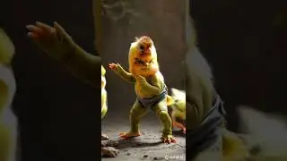 AI Animation Video of Baby Chicks Hulk Style. AI Video Animation Prompt #aiartprompts #aianimation