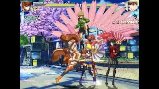 Makoto Nanaya & Noel(BB) vs Chie & Yukiko