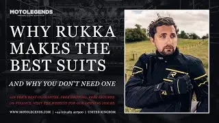 Why the best motorcycle suit is a Rukka. And why you don't need one