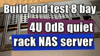 Preparing hard disks for TrueNAS - 0dB silent rack NAS server 8 bay build and testing  (part 5)