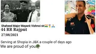 Tribute to Major Mayank Vishnoi🇮🇳🎖️🙏🏼 shav yatra full video #martyrs #army #majormayankvishnoi