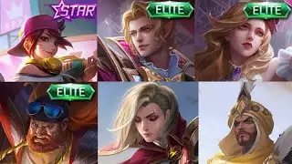 Wanwan Starlight - Cecilion, Carmilla & Baxia Elite - Benedetta & Khaleed Normal Skin Mobile Legends