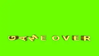 Daytona USA - Game Over Green Screen