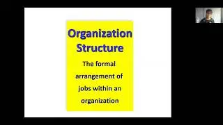 Organization Structure - Intro