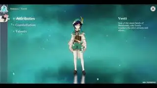 Venti | Barbara | Fischl | Genshin Impact | Trial Characters