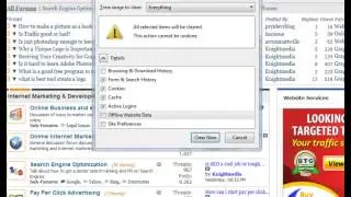 How to Delete browsing history in IE, Firefox, Safari, Chrome