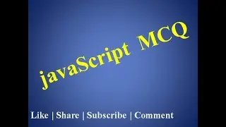 JavaScript MCQ