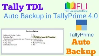 Auto Backup|| Auto Backup in TallyPrime|| TallyPrime 4.0|| Tally data Backup||