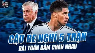 BELLINGHAM CHẤN THƯƠNG NGHỈ 5 TRẬN: REAL NHẬN TIN SÉT ĐÁNH, ĐAU ĐẦU BÀI TOÁN DẪM CHÂN NHAU