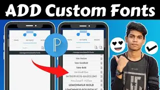 How To Add Custom Fonts In Pixellab App | Make Your Thumbnails Attractive | Install Custom Fonts