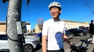 Прокатился 40км со студентом из Китая.