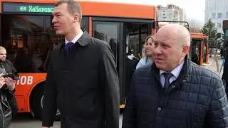 7 новых троллейбусов прибыло в Хабаровск