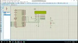 16*2 LCD Programming on keil & Proteus simulation: