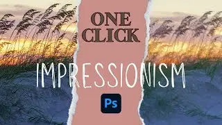 Turn Your Photo into an Impressionistic Style Painting with ONE CLICK!