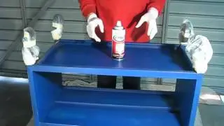 Spray Painting Metal Furniture