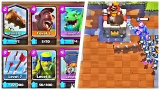 clash royale best deck for arena 6