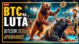 🥊 BITCOIN AINDA SEM REAÇÃO - ATÉ QUANDO? ☠️ - 🔴 ANÁLISE AO VIVO BITCOIN