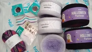 hobbii orders August 2024 Halloween yarn