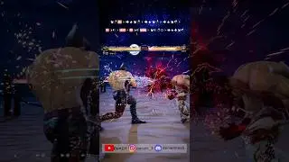 Kazuya's High Damage Combo (No Wall) | Jin Mishima 