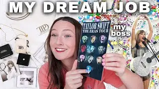 Day in my Life as a Full-Time Taylor Swift Fan 🤍 TTPD merch haul, making bracelets, guitar practice