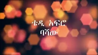 Teddy afro Bashaw ቴዲ አፍሮ ባሻው (Lyrics video)