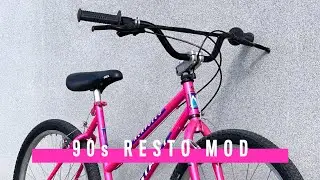 90s bike restoration - custom step through build -  Giant Acapulco