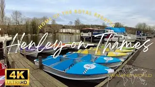 Walking Henley-on-Thames in 4K UHD 60FPS | Home of Henley Regatta | March 2023