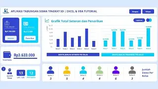 FULL TUTORIAL APLIKASI TABUNGAN SISWA SEDERHANA | EXCEL VBA
