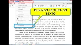 Ouvir Texto PDF em Voz Alta com Narrador do Windows