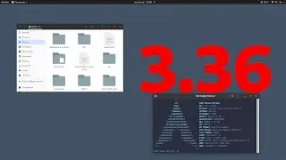 GNOME 3.36 on Arch Linux on a 4K Display
