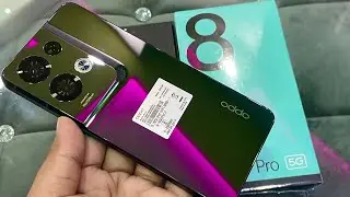 Oppo Reno 8 Pro 5G Glazed Black Unboxing, First Look & Review !! Oppo 