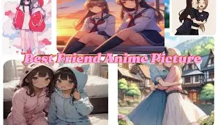 Best Friend Anime Picture 💖 ||Cute Best friend couple|| best friend photo || Two cute Best friends||