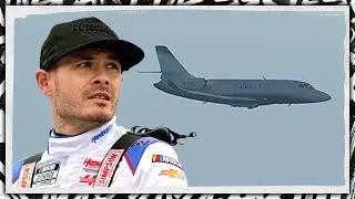Kyle Larson flys into North Wilkesboro from Indy 500 qualifying